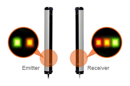 工作指示灯，方便直观确认传感器工作状态