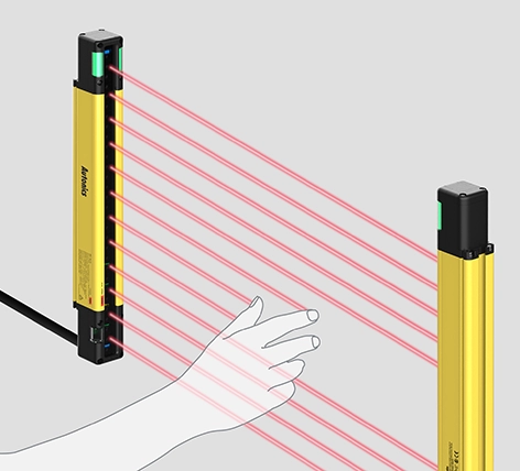 用于身体保护的30毫米光轴间距安全光幕