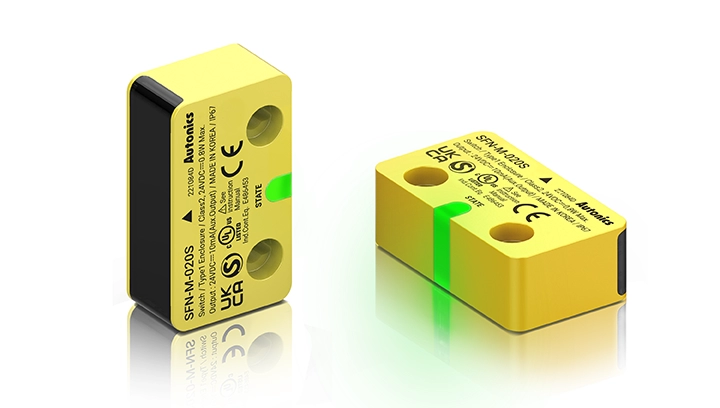 U形LED指示灯内置接近开关。