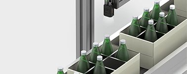 饮料容器传送带