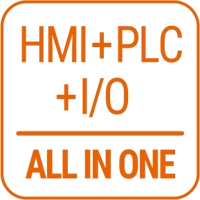 HMI + PLC + I/O 一体化图标