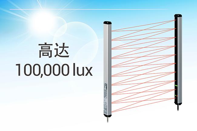 最大 100,000 lx