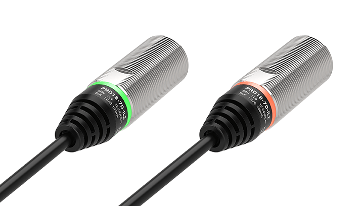 绿色/红色 LED 照明传感器侧面（操作指示灯）
