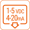 1-5VDC, 4-20mA