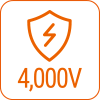 4,000V