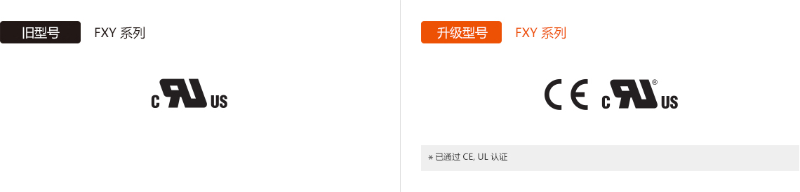 *已通过 CE, UL 认证